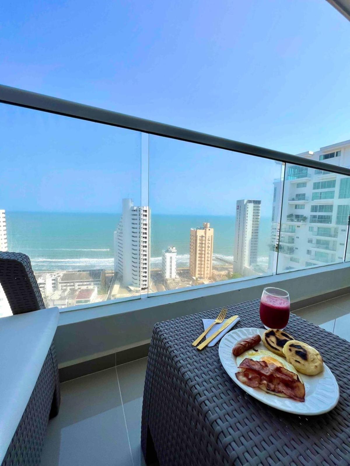 Moderno Y Lujoso Con Vista Al Mar Piso 1903 - Cerca A Ciudad Amurallada 公寓 Cartagena